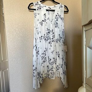 Free People Multicolored Asymmetrical Tunic